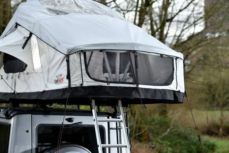 Dachzelt Campwerk Adventure 140 grau Inklusive Staunetz, NEU!