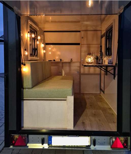 Mini Camper / Tiny Camper / Campinganhänger – Modell Emily