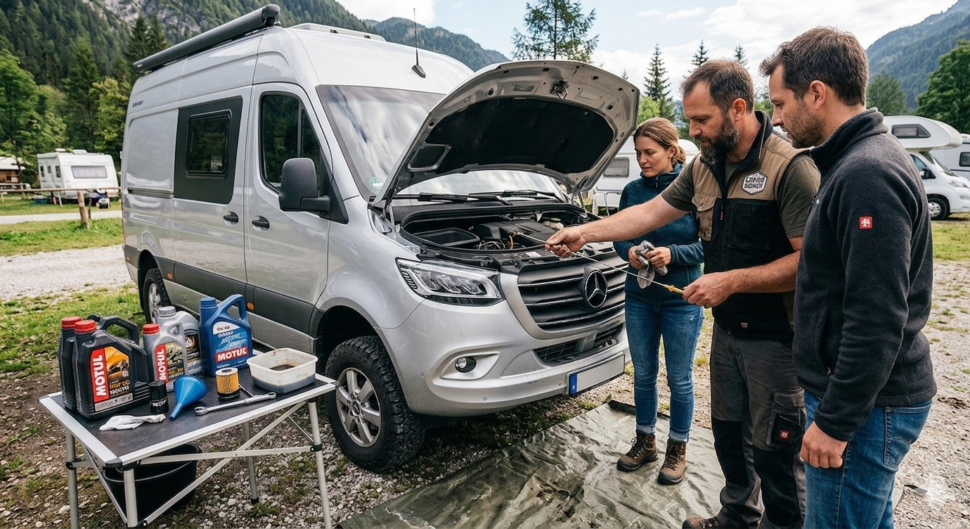 Screwdriver course for motorhomes and campers