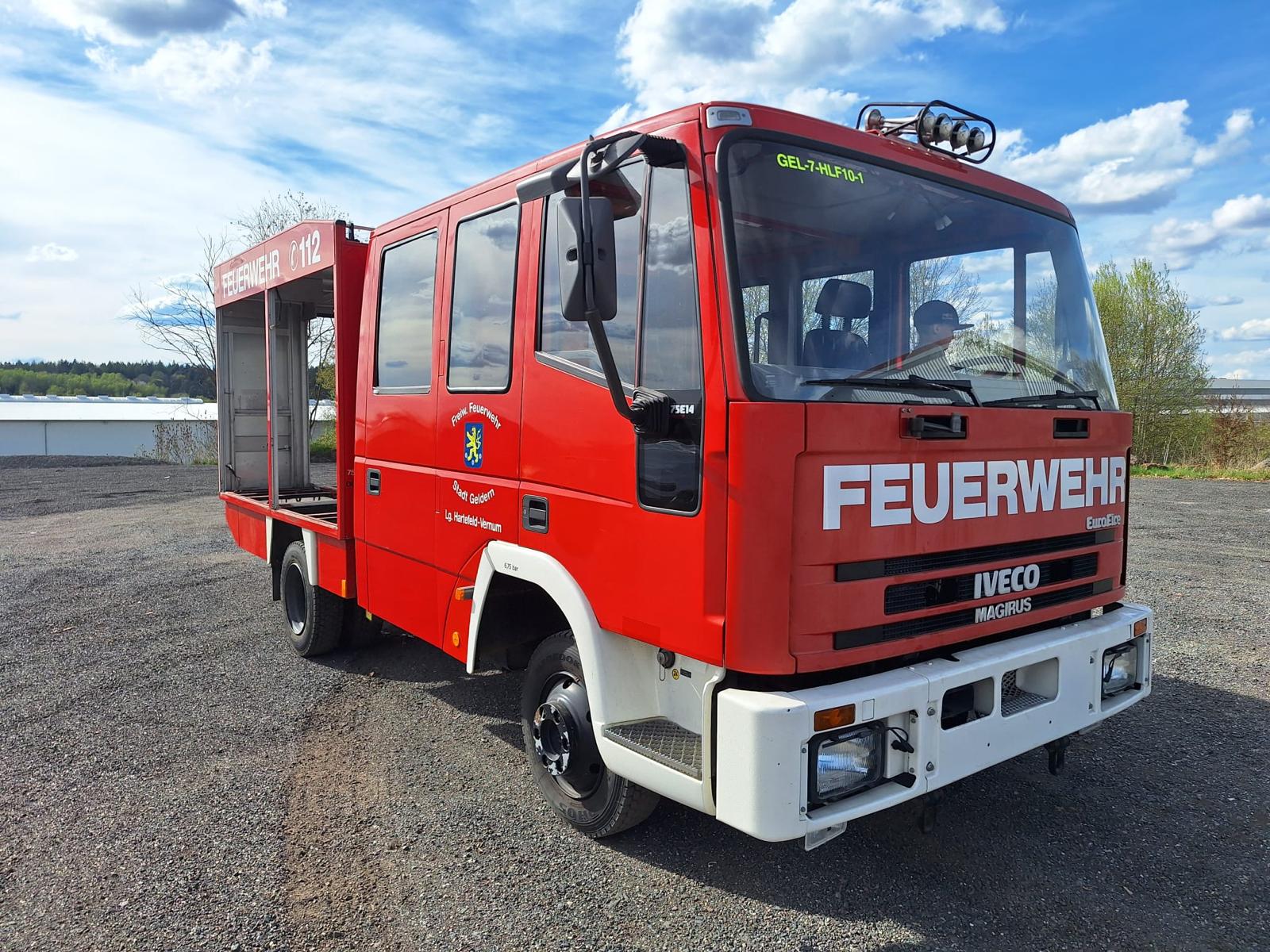 IVECO FF75E DOKA Feuerwehrfahrzeug 7,49t – Perfekte Basis für ein Familien-Expeditionsmobil