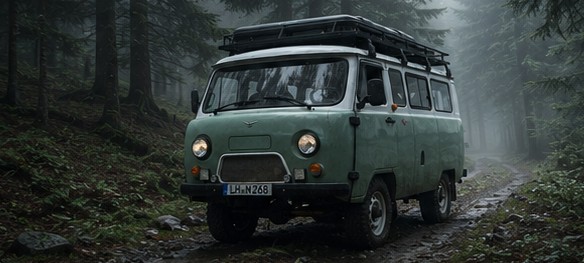 UAZ Buchanka/4x4/Overland/Camper/Expeditionsfahrzeug/Offroad