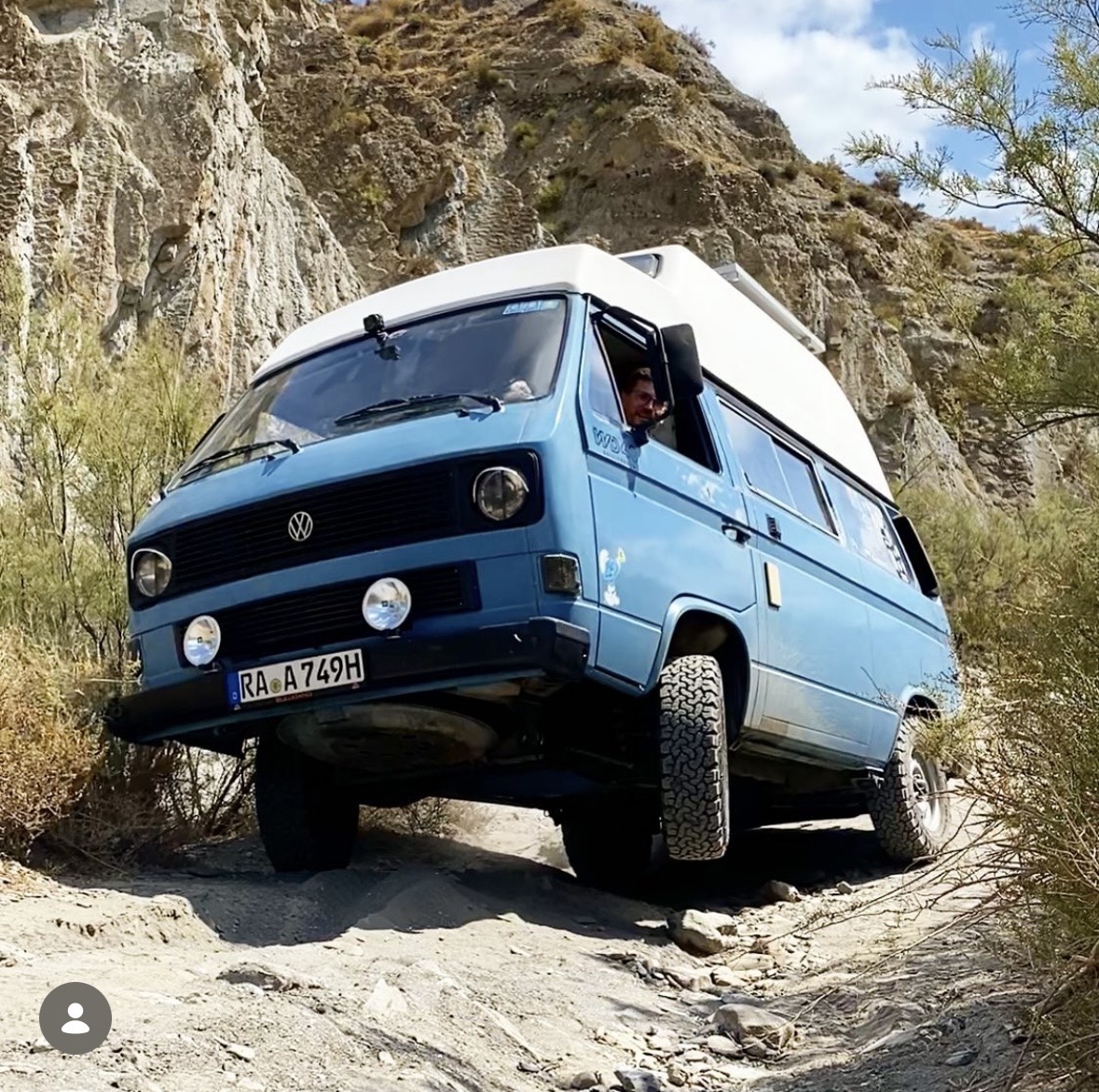 Camping-car tout-terrain VW T3 2WD