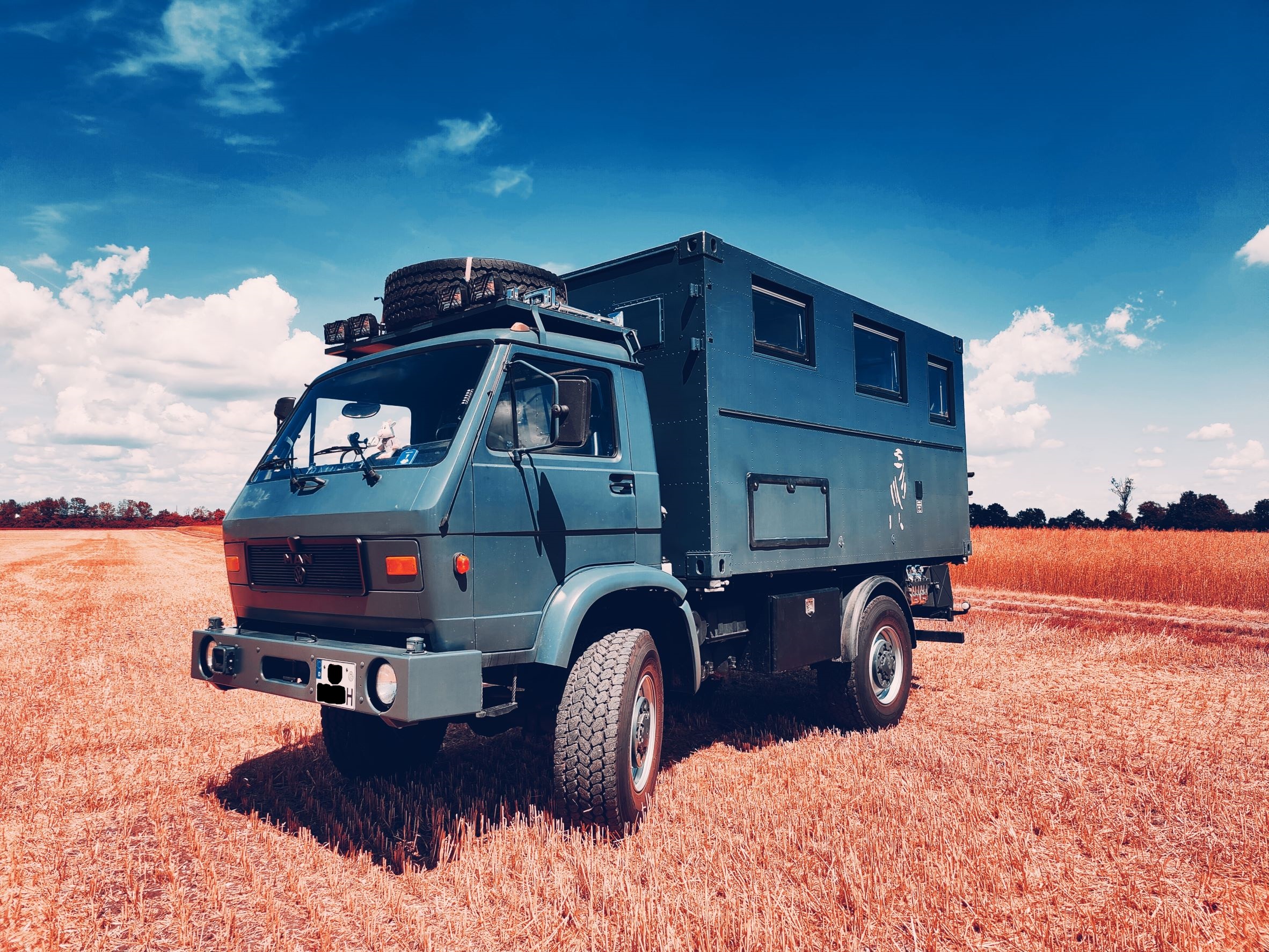 Expeditionsmobil VW MAN G90 FAE 8.136