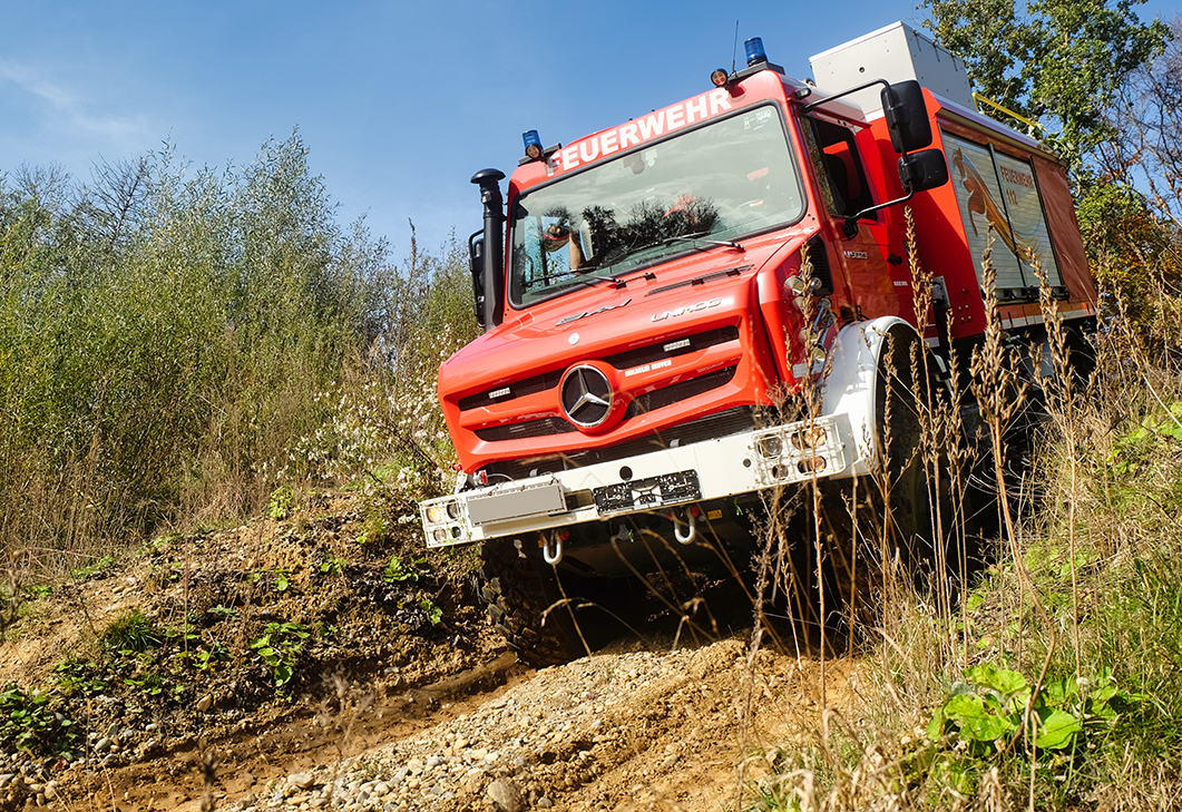 Offroad-Training für große Einsatzfahrzeuge ab 7,5 t