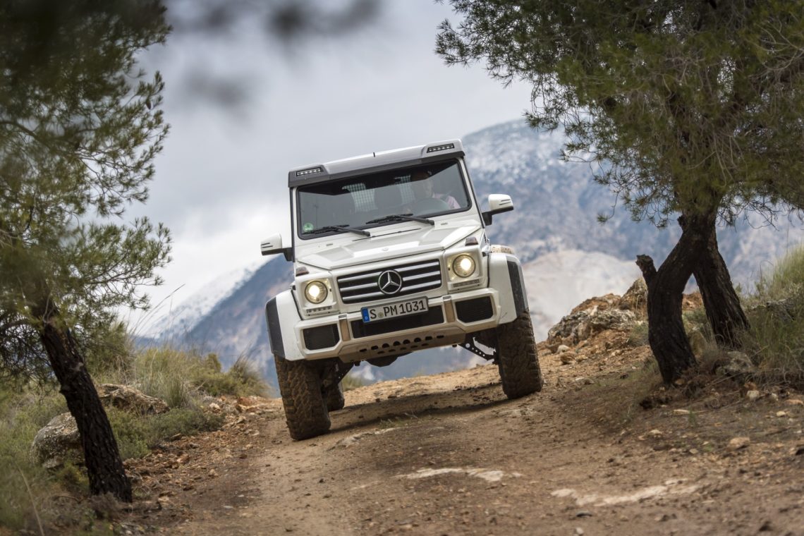 Der Mercedes-Benz G 500 4x4²